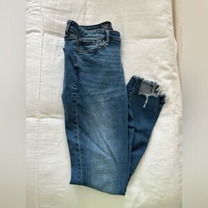 Abercrombie Mid Rise Super Skinny Ankle Jeans